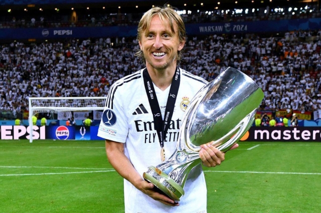 Modric ra sân đến 55 lần cho Real mùa này, ghi được 4 bàn thắng và 9 pha kiến tạo.