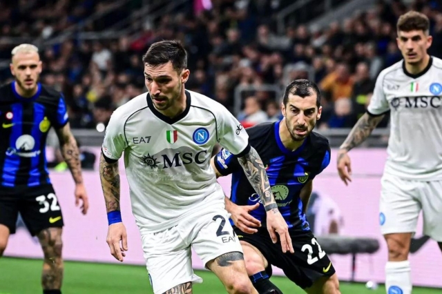 Napoli có thể đối đầu với Inter Milan để quyết định chức vô địch Serie A.