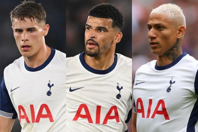 Van de Ven, Solanke và Richarlison nhiều khả năng sẽ ra sân trước Man United.