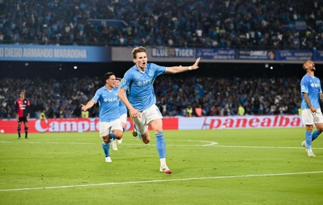 McTominay đang có được sự hạnh phúc tại Napoli thứ mà ở Manchester anh không tìm thấy trong suốt bao năm qua. Ảnh: CLB