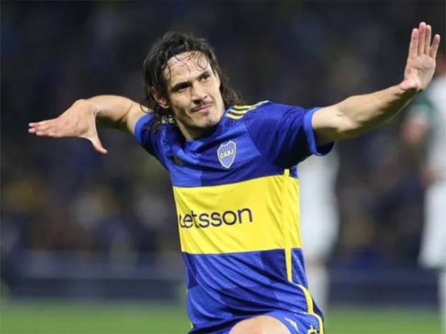 Cavani vẫn bền bỉ tại Boca Juniors (Ảnh: Yahoo Sport)
