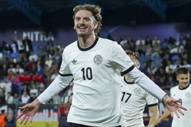 Nick Woltemade đã có 2 lần ra sân tại UEFA Nations League cho tuyển Đức (Ảnh: Transfermarkt)