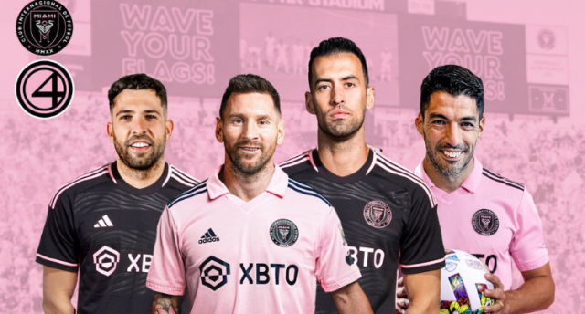 Cuộc hội ngộ của những người đồng đội cũ tại Inter Miami. Ảnh: Nico Bravo