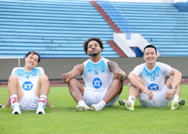 Xuân Son đã có thể tập luyện trở lại. Ảnh: CLB
