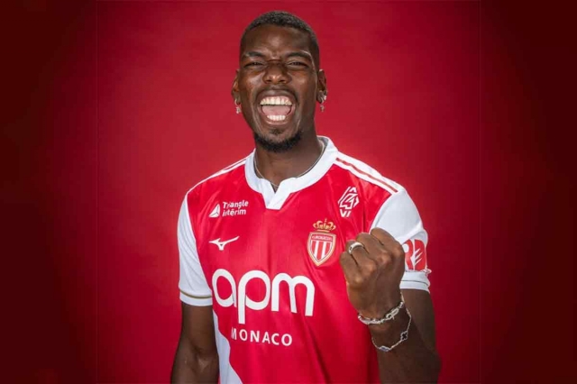 Pogba được cho là muốn quay lại bóng đá đỉnh cao khi chọn AS Monaco (Ảnh: AS Monaco).