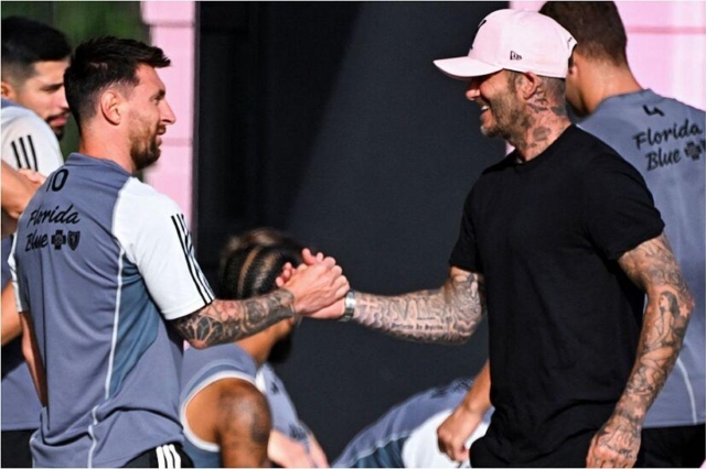 Beckham là người chịu trách nhiệm chính trong việc giữ Messi ở lại Miami (Ảnh: Marca).