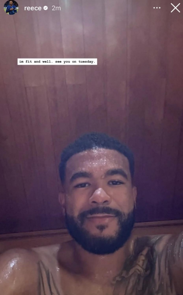 Lời nhắn của James trên Instagram (nguồn ảnh: Reece James)