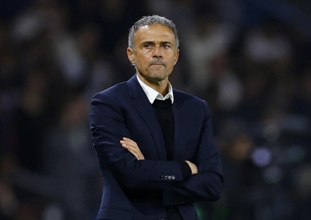 Luis Enrique trả lời khéo léo về câu hỏi liên quan đến Mbappé (Ảnh: ESPN)