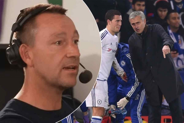 Terry nói rằng Mourinho từng suýt muốn 'choảng' Hazard vì thái độ luyện tập tệ hại của cầu thủ này (Ảnh: talkSPORT).