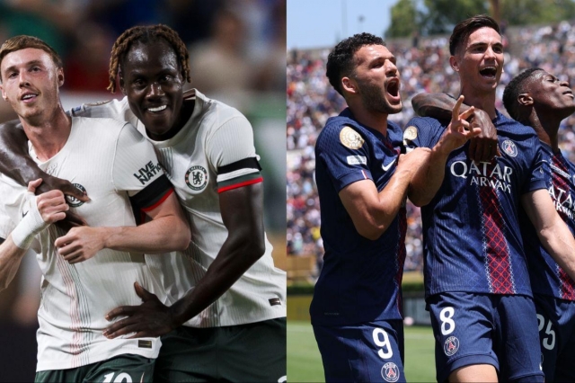Chelsea và PSG thể hiện phong độ thuyết phục tại Club World Cup (Ảnh: DAZN).