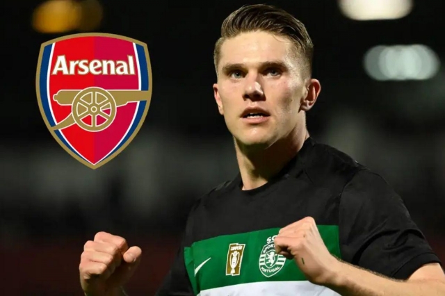 Gyokeres từng công khai bày tỏ sự ngưỡng mộ với Arsenal (Ảnh: GOAL).