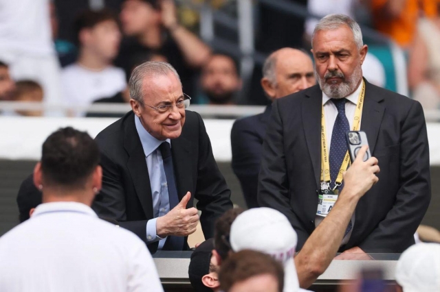 Real Madrid của chủ tịch Florentino Perez nhắm tới doanh thu kỷ lục 1,3 tỷ euro ở mùa giải 2025/26 (Ảnh: Madrid Universal).