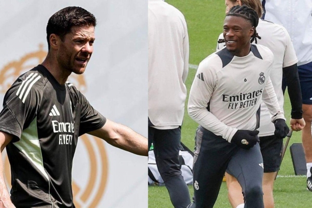 Xabi Alonso cũng đang háo hức chờ đợi sự trở lại của Eduardo Camavinga (Ảnh: Defensa Central).