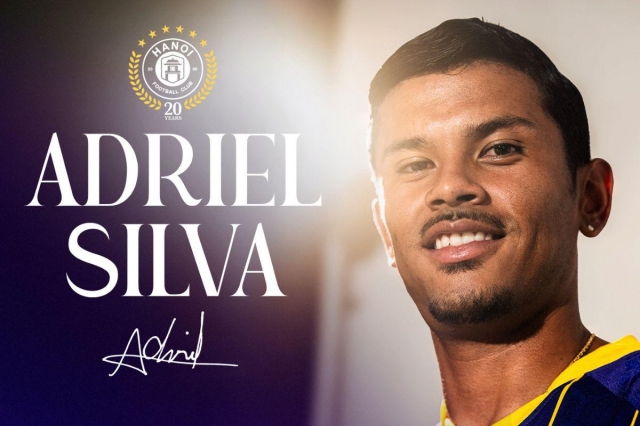 CLB Hà Nội công bố tân binh Adriel Tadeu Ferreira da Silva (Ảnh: CLB Hà Nội).