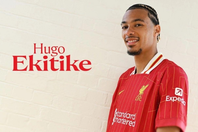 Liverpool ra mắt tân binh Hugo Ekitike (Trang chủ CLB).