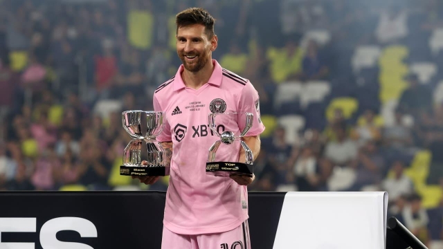Messi tỏa sáng giúp Inter Miami vô địch Leagues Cup 2023 (Ảnh: Leagues Cup)