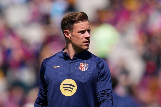 Barca không công bố mốc thời gian dự kiến Ter Stegen có thể thi đấu trở lại (Ảnh: Reuters).