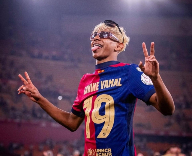 Yamal đã thể hiện đẳng cấp trong màu áo Barca mùa giải 2024/2025 (Ảnh: Fabrizio Romano)