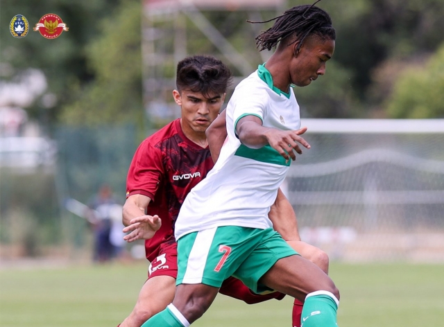 Ronaldo bị vô hiệu hóa, U20 Indonesia thua ngay trận ra quân Toulon Cup 2022-142902