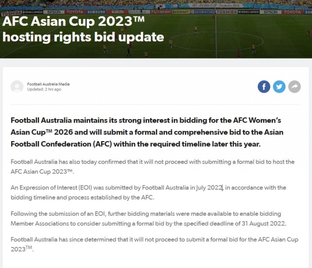 NÓNG: 1 quốc gia rút đăng cai Asian Cup 2023, đại diện ĐNÁ rộng cửa 181321
