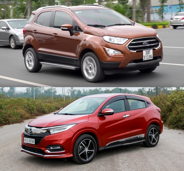 So sánh Ford EcoSport và Honda HR-V