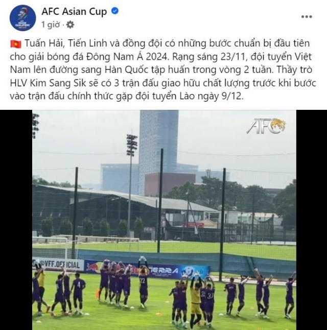 AFC có động thái đặc biệt với ĐT Việt Nam 560262