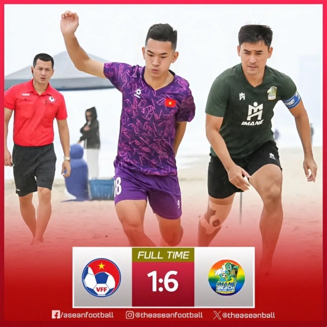 Việt Nam thua đậm 1-6 đội bóng Thái Lan 602927
