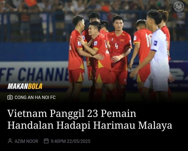 Truyền thông Malaysia phản ứng về danh sách ĐT Việt Nam 638786