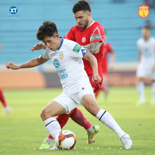 Trực tiếp Nam Định 0-0 Viettel: Thế trận hấp dẫn 306165