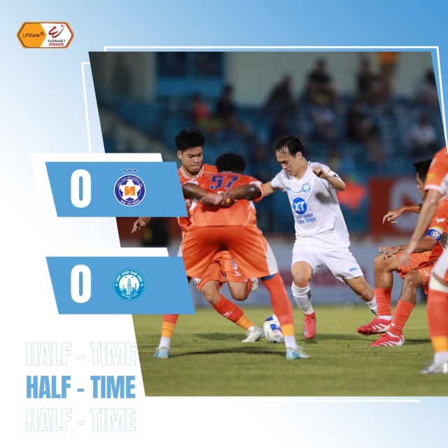 Trực tiếp Đà Nẵng 0-0 Nam Định: Đội khách gặp khó 623355