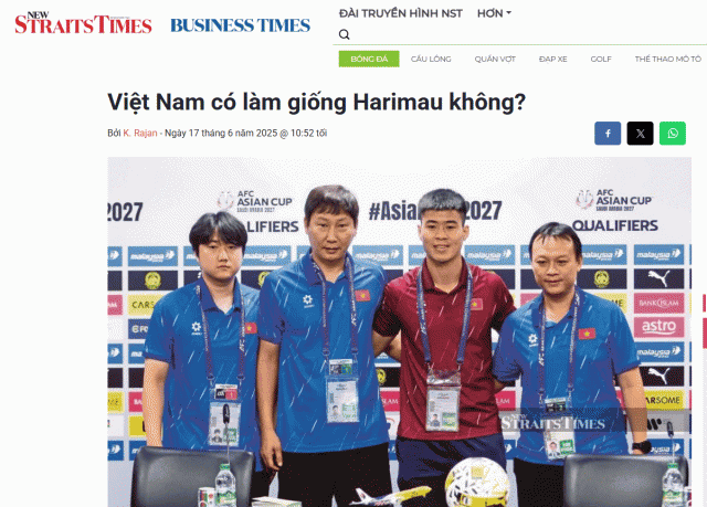 'ĐT Việt Nam có nhập tịch cầu thủ giống Malaysia?' 651870