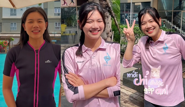 Tiểu tiên cá Ánh Viên bắt trend Thị Mầu, xinh như hotgirl 258537