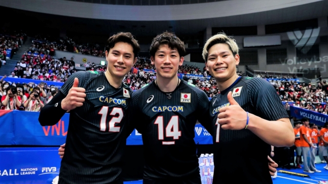 Nhật Bản bất bại trận thứ 10 tại Volleyball Nations League 2023 301187