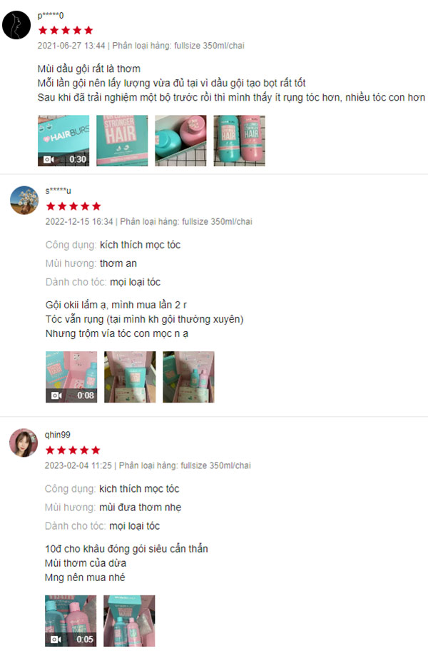 Review dầu gội Hairburst - Có hiệu quả trong việc ngăn rụng tóc? 376860
