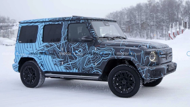 Mercedes-Benz G-Class bản thuần điện lộ diện trên cung đường off-road 265453