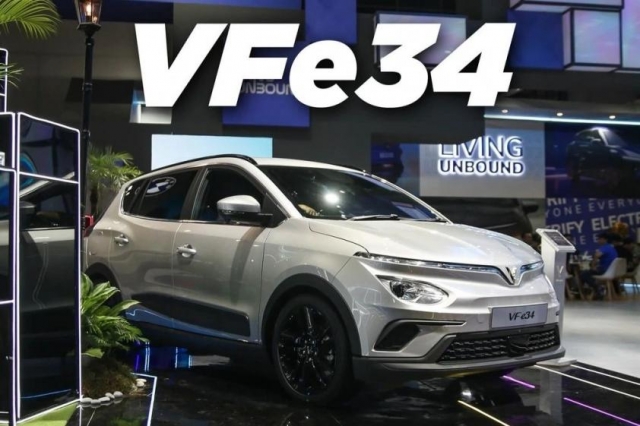 VinFast chính thức mở bán xe điện VF e34 tại Indonesia, giá quy đổi 492 triệu đồng 431407