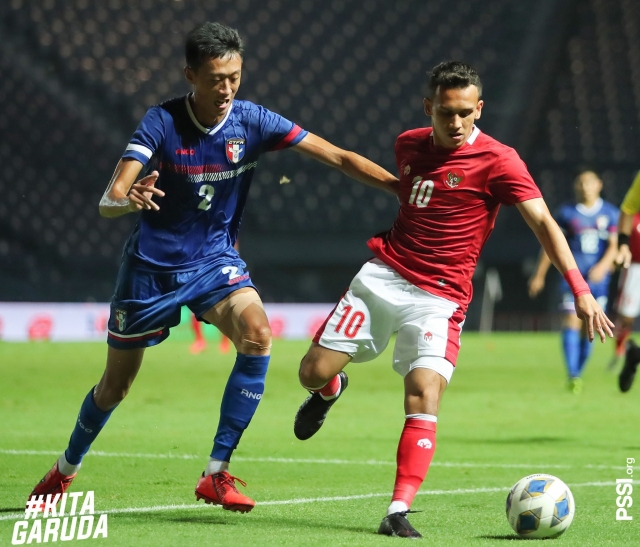 Indonesia giành chiến thắng trước Đài Loan (Ảnh: PSSI)