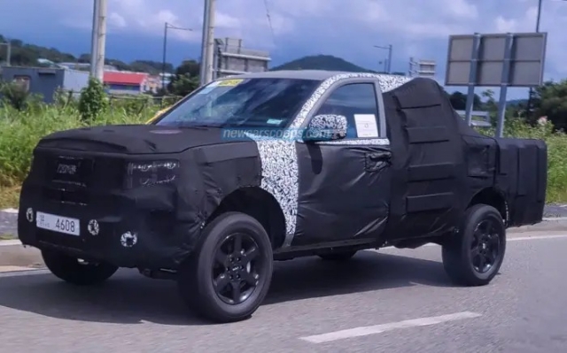 Bán tải mới của Kia lộ diện trên đường chạy thử, sẵn sàng so kè Ford Ranger 310091