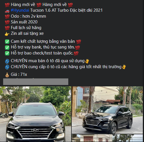 Sau 2 năm lăn bánh, Hyundai Tucson cũ rao bán lại với mức giá ngỡ ngàng 354169