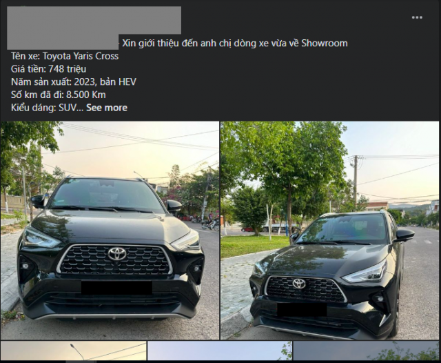 Ngỡ ngàng giá chào bán của Toyota Yaris Cross Hybrid 'lướt' chỉ sau 1 năm lăn bánh 438583