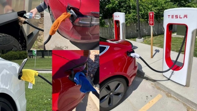 tesla_owners_using_wet_towels_on