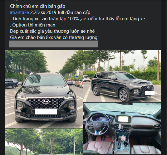 hyundai santa fe 20219