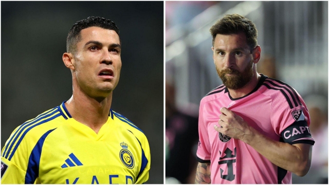 Messi cho Ronaldo 'hít khói' ở một kỷ lục 573470