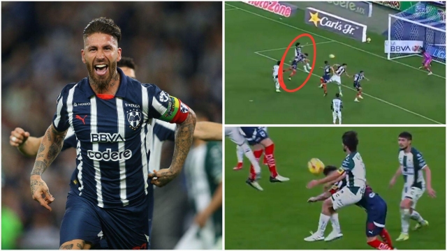 Sergio Ramos lập 'siêu phẩm' đầu tiên tại Mexico 599692