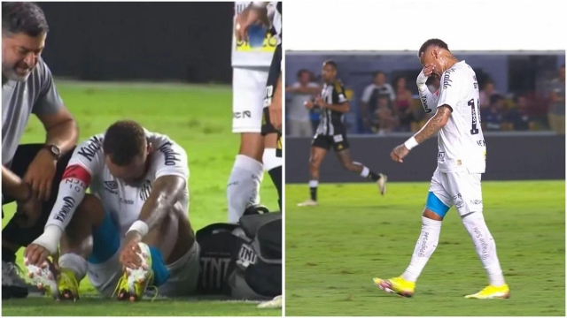 Neymar lại chấn thương, khóc nghẹn khi rời sân 621655