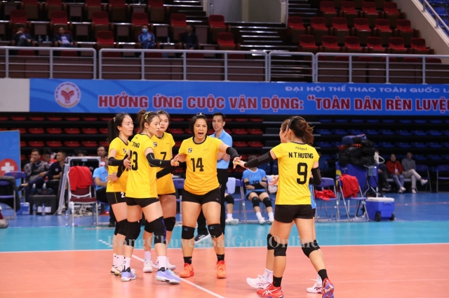 Đả bại Thái Bình, bóng chuyền nữ Ninh Bình lập kỷ lục khủng tại Đại hội 231070