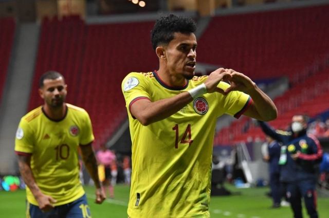 Colombia có bàn gỡ ở hiệp thi đấu thứ hai nhờ công của Diaz