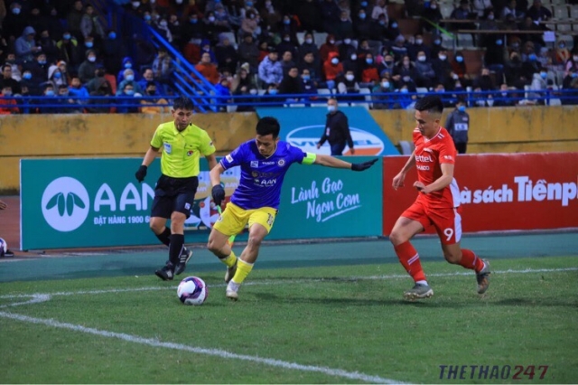 Những bàn thắng của Văn Quyết luôn mang tính quan trọng trong những trận đấu của Hà Nội FC (Ảnh: Thu Nga)