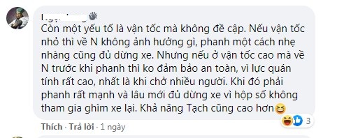 Một bình luận trên diễn đàn