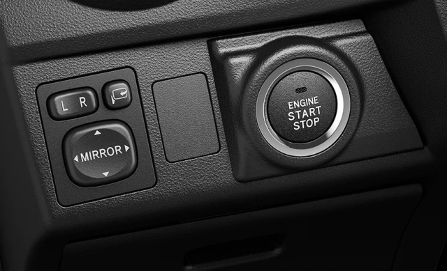 Toyota Wigo 2021 được trang bị chìa khoá thông minh và khởi động bằng nút bấm